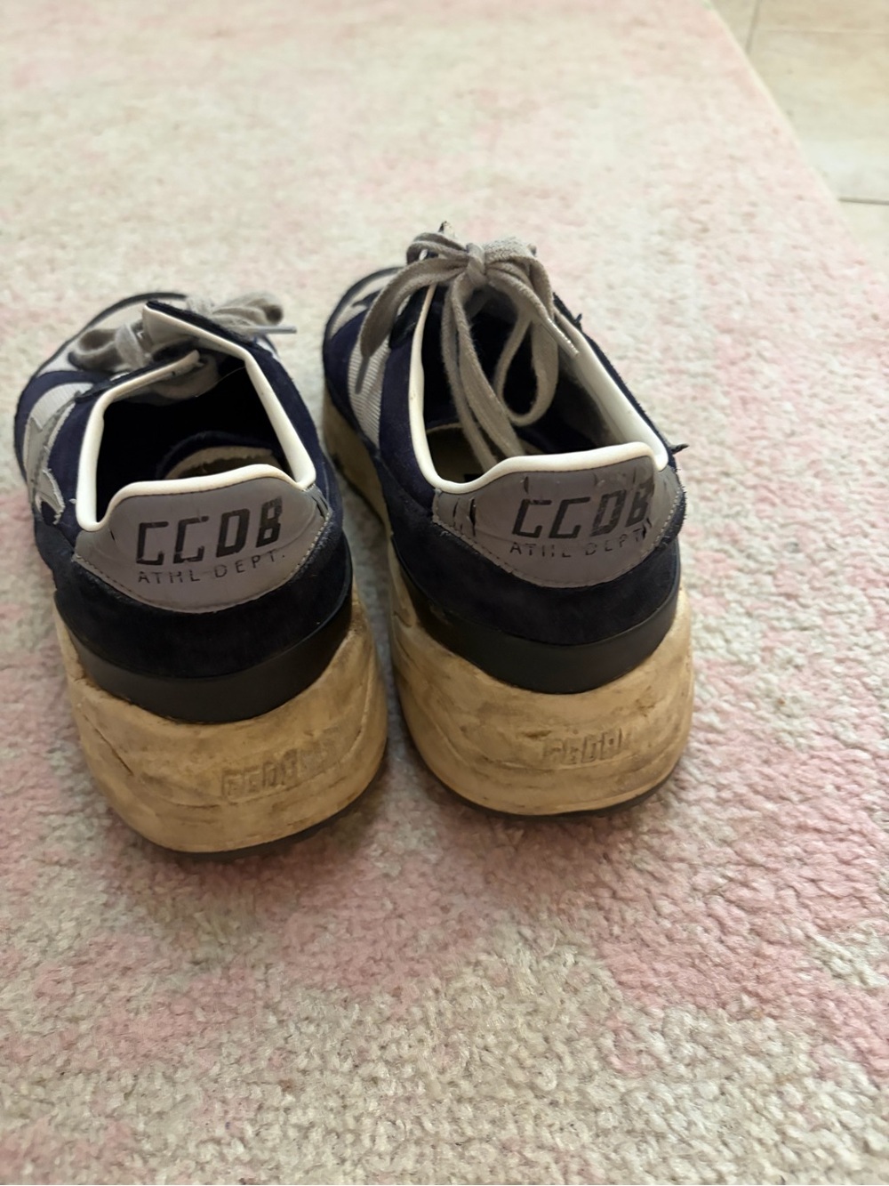 Golden goose Navy & grey Athletic Sneakers